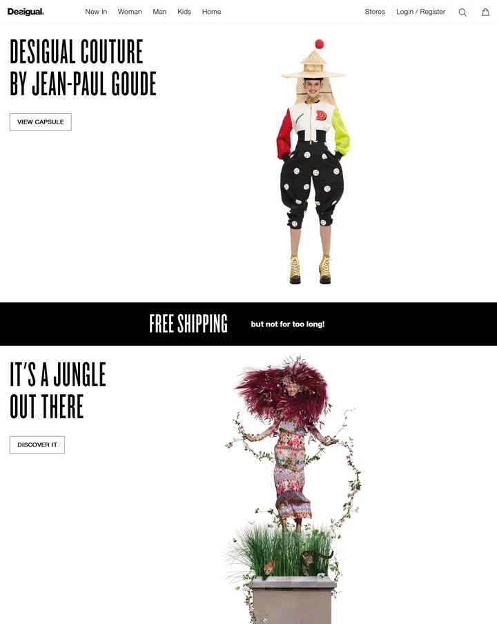 Desigual UK公式サイト：オリジナル衣料をオンラインで購入