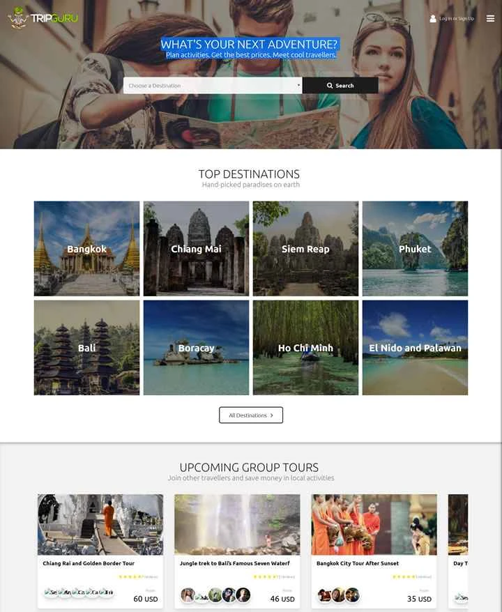 東南アジア旅行プラットフォーム：The Trip Guru
