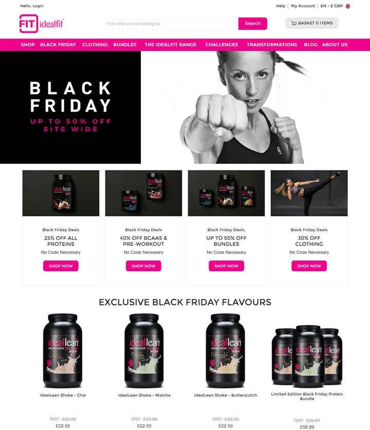 idealfit UK: 女性向けフィットネスおよびスポーツウェアの世界トップブランド。