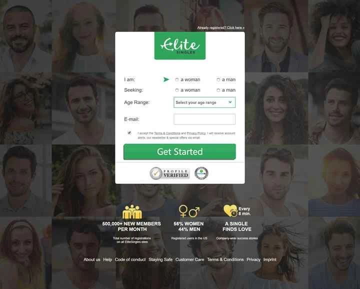 EliteSingles は、米国の独身プロフェッショナル向けのオンライン デート サイトです。