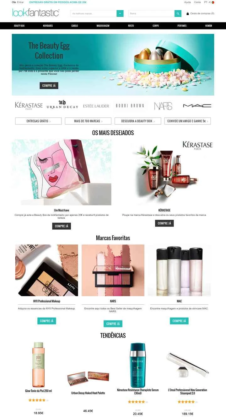 Lookfantastic Portugal 公式サイト: ヨーロッパNo.1の化粧品小売業者