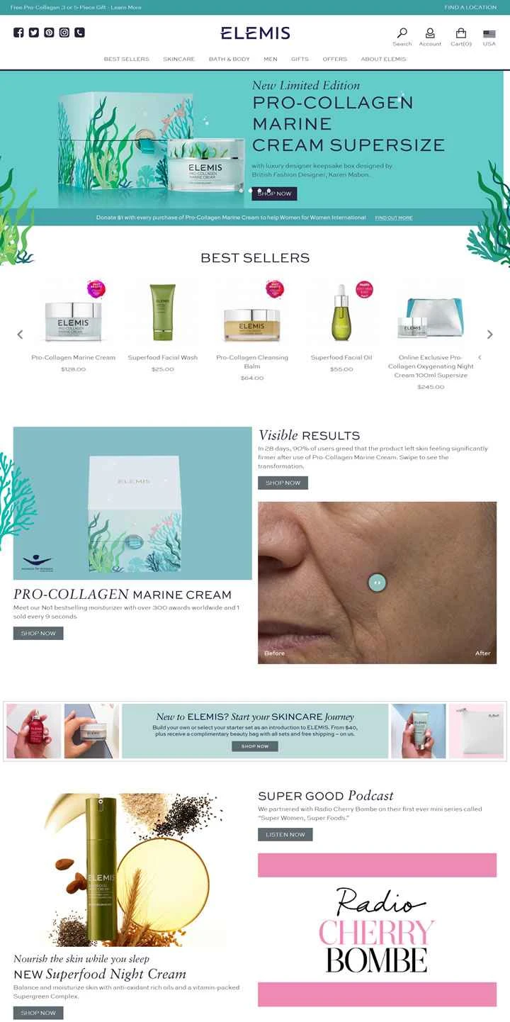 エレミスUS公式サイト：英国No.1の高級スキンケアブランド