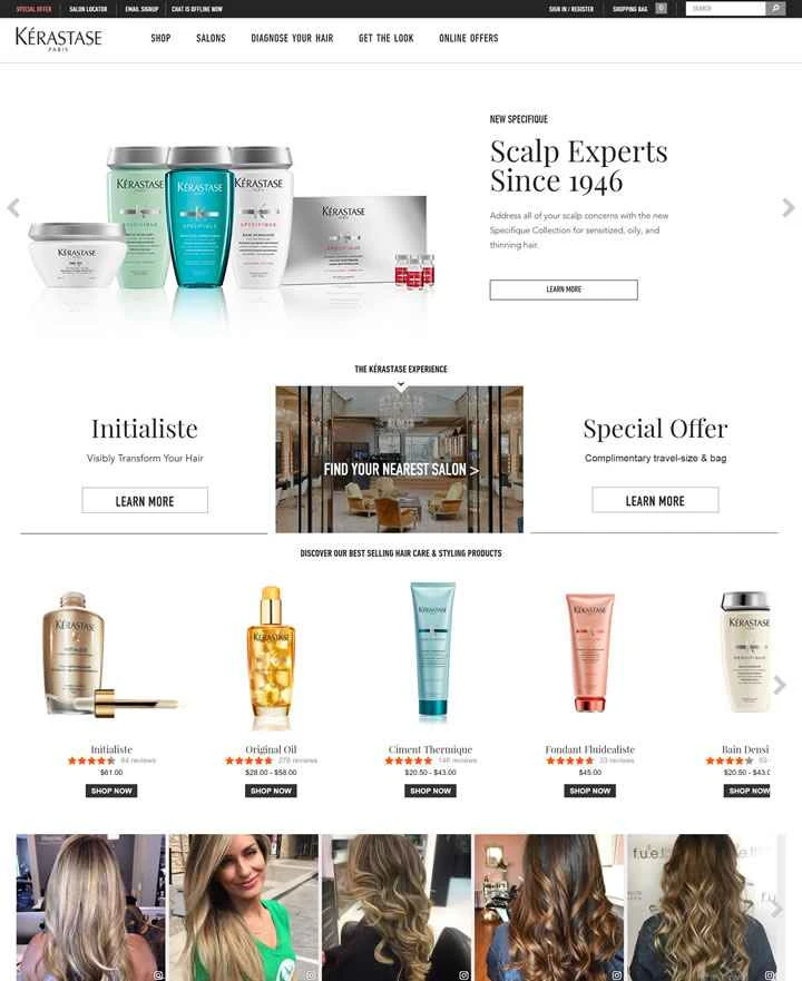 ケラスターゼUSA公式サイト：1964年創業のヘア＆スカルプケアのエキスパート