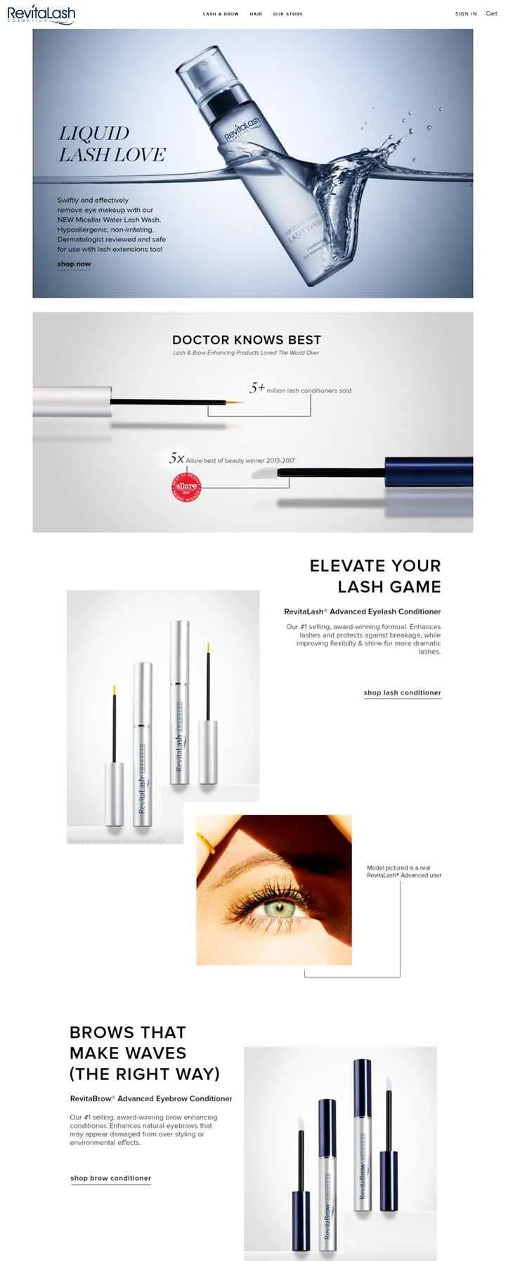 RevitaLash Cosmetics は、まつ毛・眉毛美容液の大手アメリカ ブランドです。