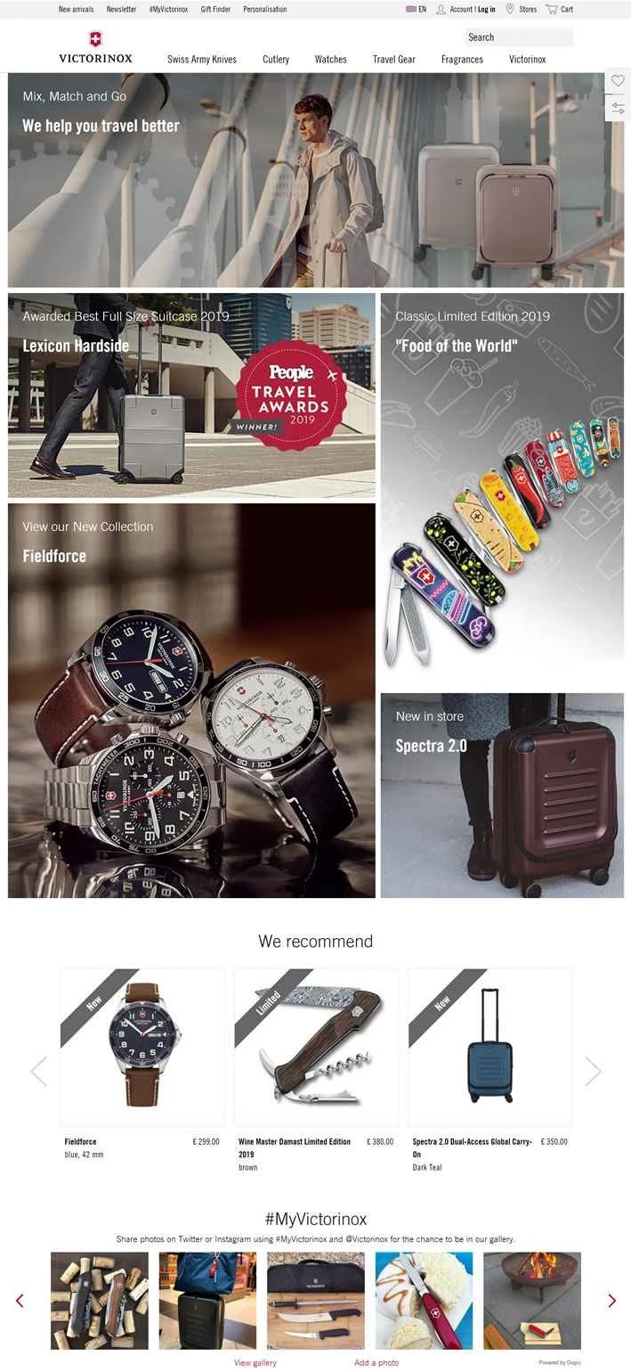 ビクトリノックス スイスアーミーナイフ UK ウェブサイト: Victorinox UK