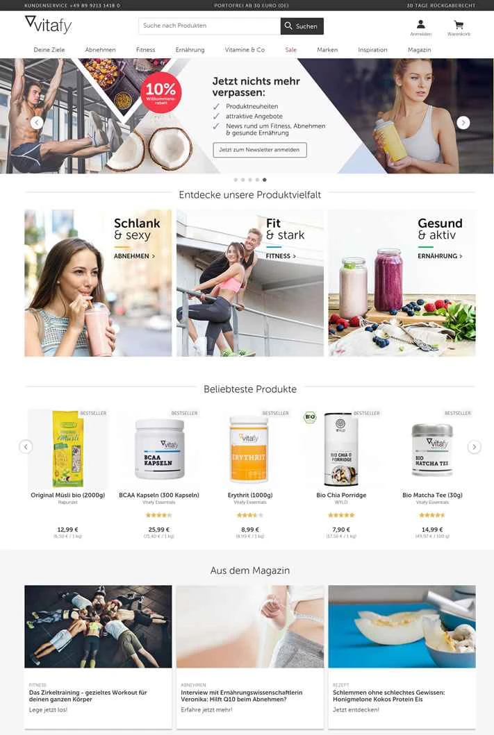 フィットネス、減量、健康的な食事のエキスパート：Vitafy
