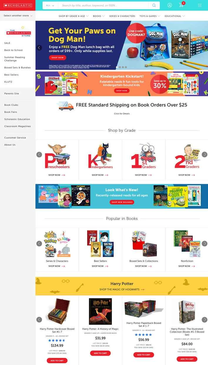 スコラスティック ペアレンツストア: 児童書