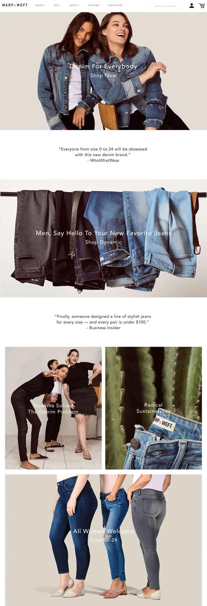 100ドル以下のデニムを再定義する：Warp + Weft