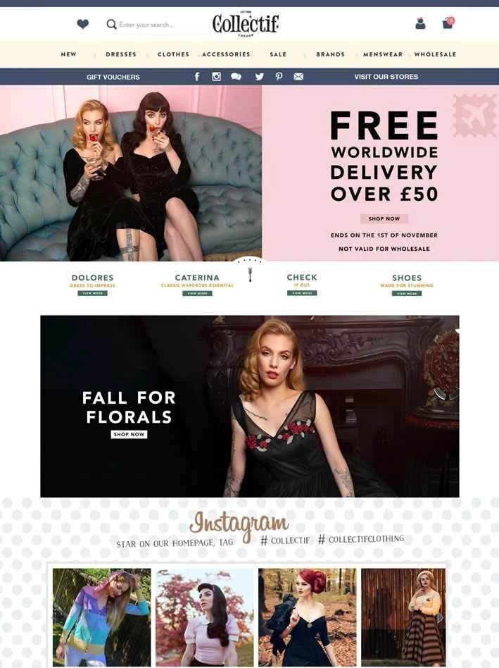 英国のヴィンテージ衣料品ショッピングサイト「Collectionif」