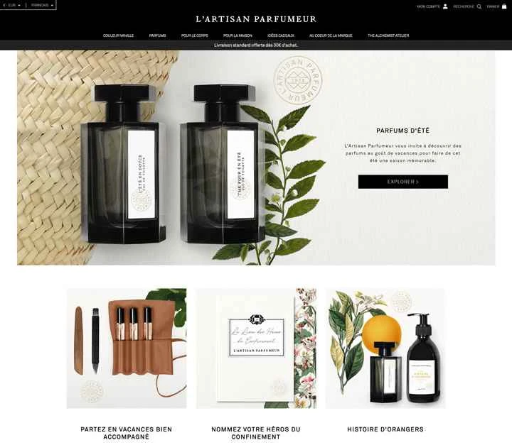 フランスの香水ブランド、ラルチザン パルフュムール 公式サイト