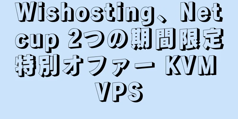 Wishosting、Netcup 2つの期間限定特別オファー KVM VPS