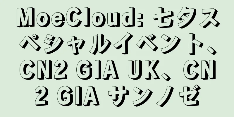 MoeCloud: 七夕スペシャルイベント、CN2 GIA UK、CN2 GIA サンノゼ