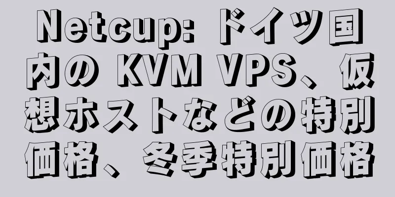 Netcup: ドイツ国内の KVM VPS、仮想ホストなどの特別価格、冬季特別価格