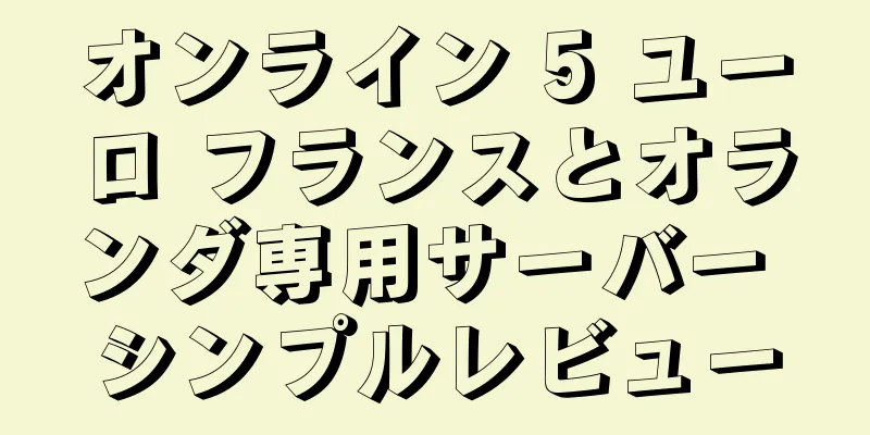 オンライン 5 ユーロ フランスとオランダ専用サーバー シンプルレビュー