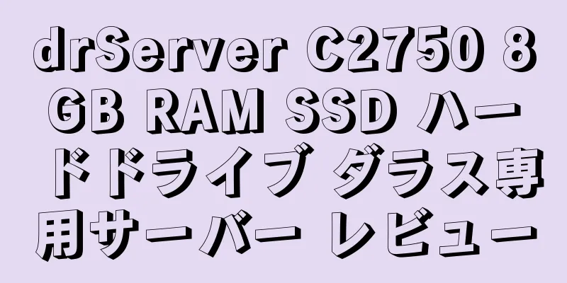 drServer C2750 8GB RAM SSD ハードドライブ ダラス専用サーバー レビュー