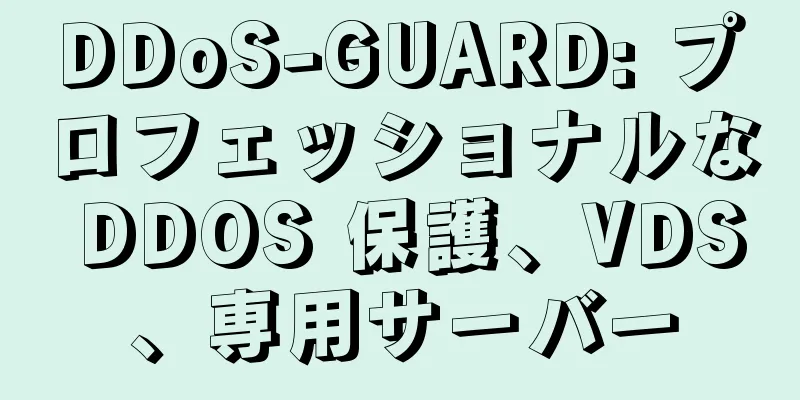 DDoS-GUARD: プロフェッショナルな DDOS 保護、VDS、専用サーバー