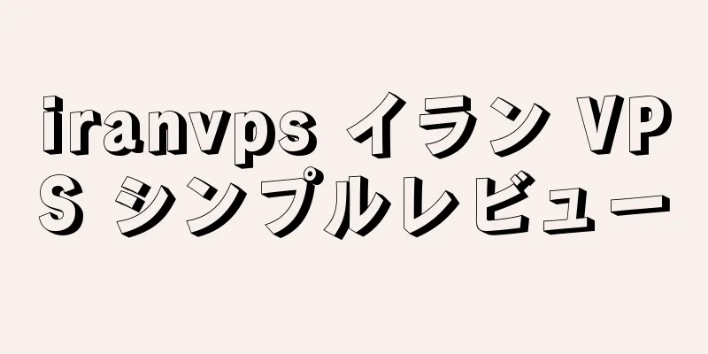 iranvps イラン VPS シンプルレビュー