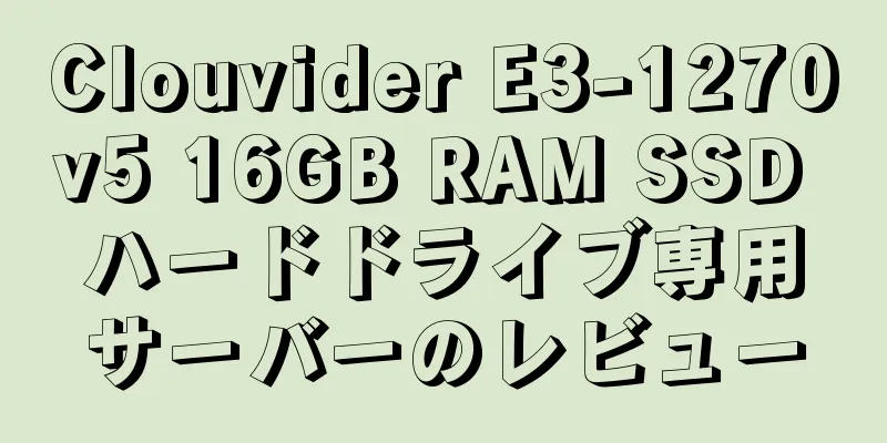 Clouvider E3-1270v5 16GB RAM SSD ハードドライブ専用サーバーのレビュー