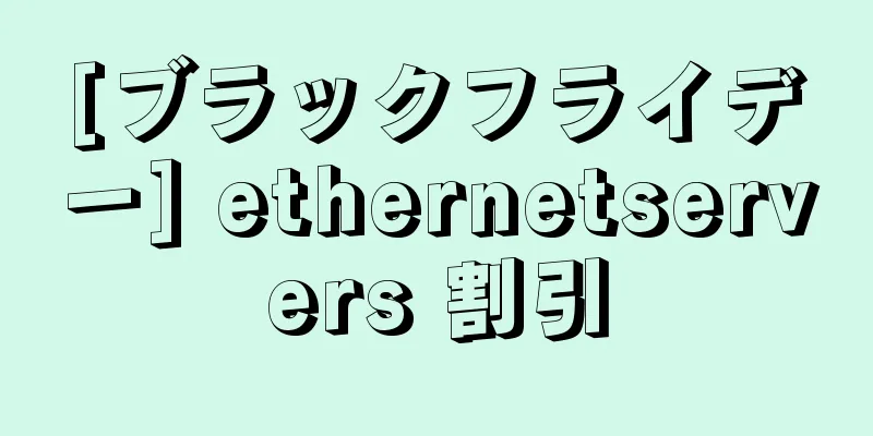 [ブラックフライデー] ethernetservers 割引