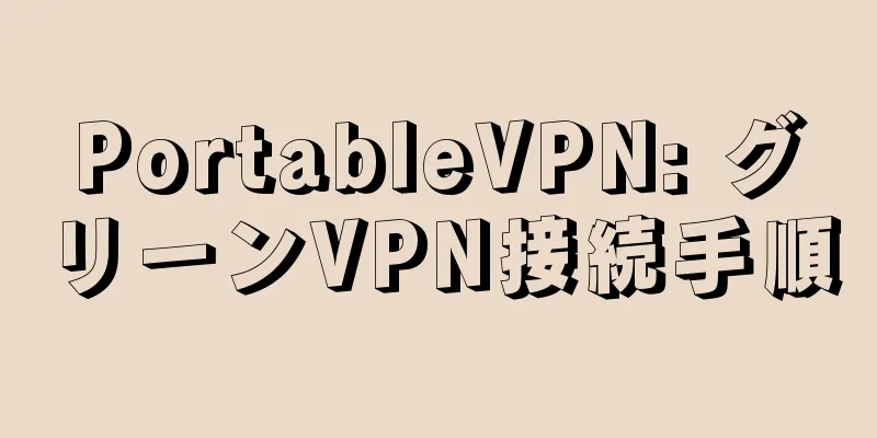 PortableVPN: グリーンVPN接続手順