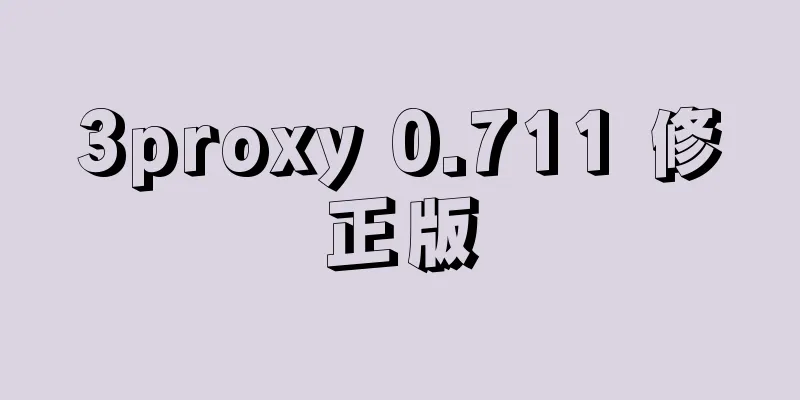 3proxy 0.711 修正版