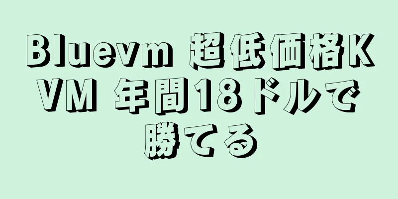 Bluevm 超低価格KVM 年間18ドルで勝てる