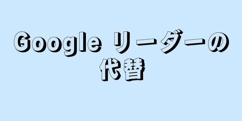 Google リーダーの代替