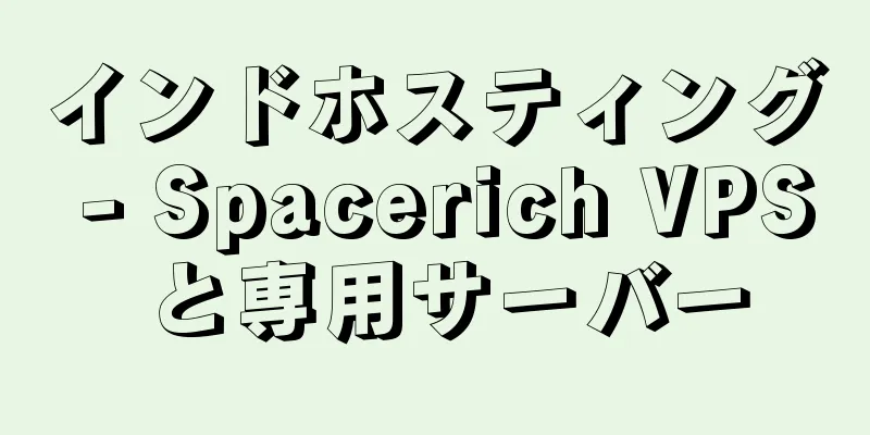 インドホスティング - Spacerich VPS と専用サーバー