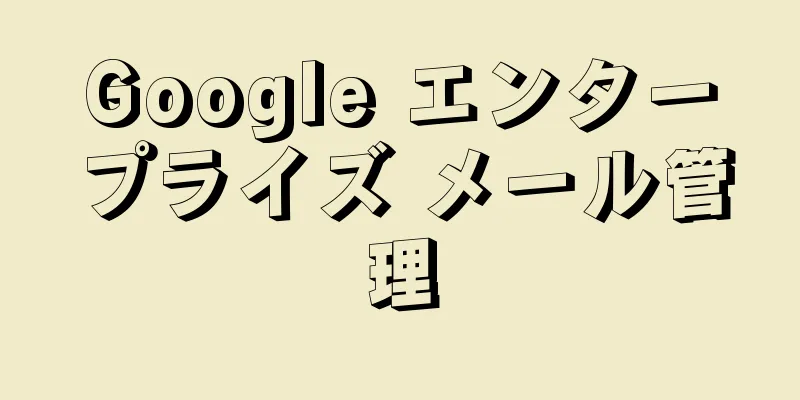 Google エンタープライズ メール管理