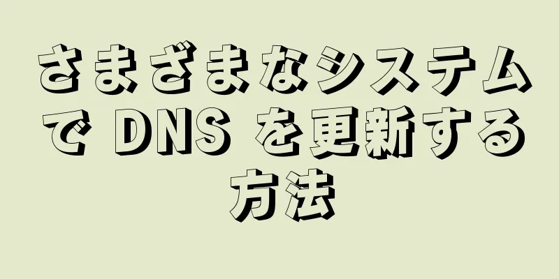 さまざまなシステムで DNS を更新する方法