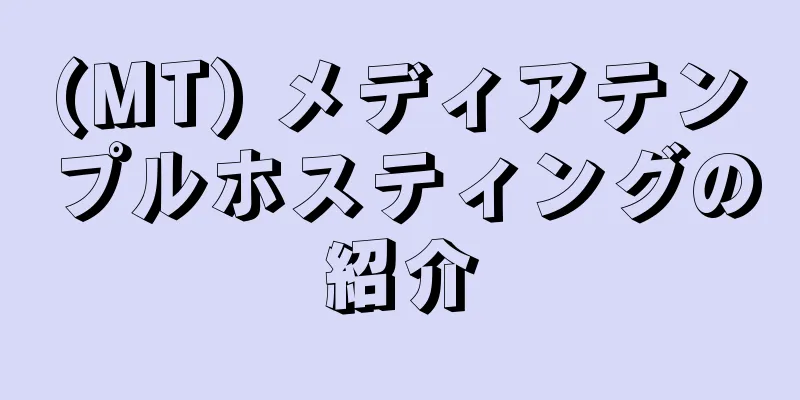 (MT) メディアテンプルホスティングの紹介