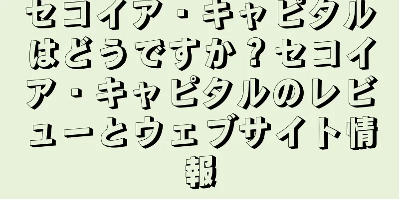 セコイア・キャピタルはどうですか？セコイア・キャピタルのレビューとウェブサイト情報