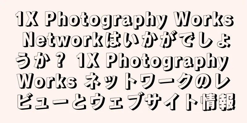 1X Photography Works Networkはいかがでしょうか？ 1X Photography Works ネットワークのレビューとウェブサイト情報