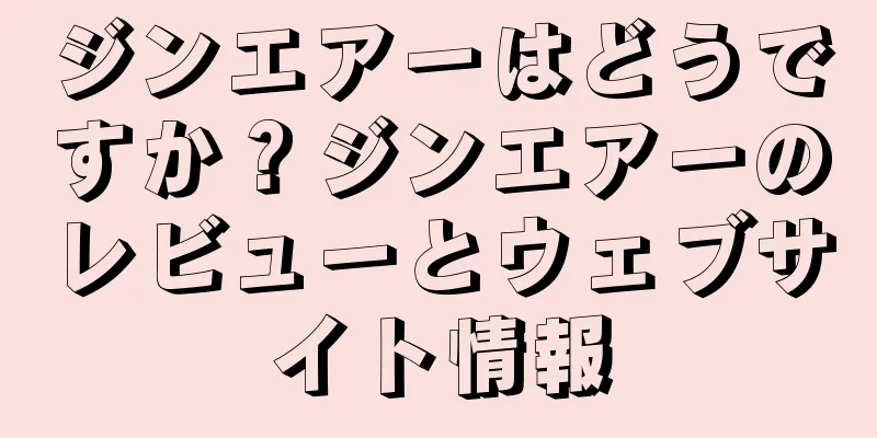 ジンエアーはどうですか？ジンエアーのレビューとウェブサイト情報