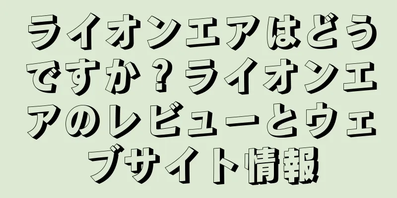 ライオンエアはどうですか？ライオンエアのレビューとウェブサイト情報