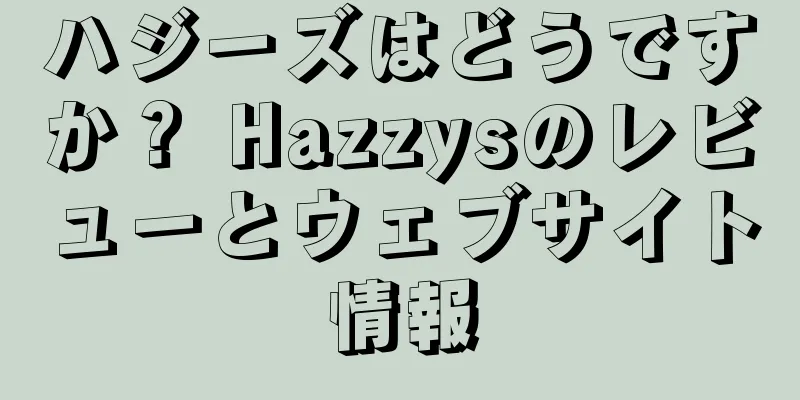 ハジーズはどうですか？ Hazzysのレビューとウェブサイト情報