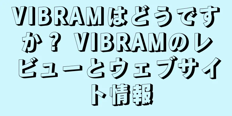 VIBRAMはどうですか？ VIBRAMのレビューとウェブサイト情報