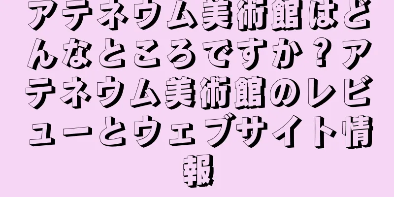 アテネウム美術館はどんなところですか？アテネウム美術館のレビューとウェブサイト情報