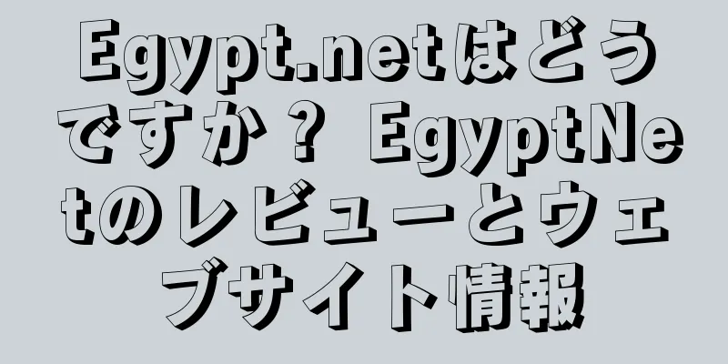 Egypt.netはどうですか？ EgyptNetのレビューとウェブサイト情報
