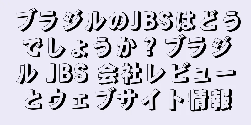 ブラジルのJBSはどうでしょうか？ブラジル JBS 会社レビューとウェブサイト情報