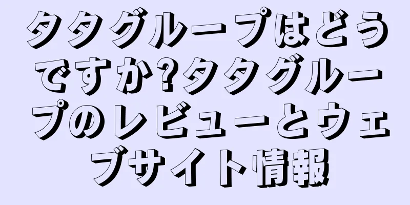 タタグループはどうですか?タタグループのレビューとウェブサイト情報