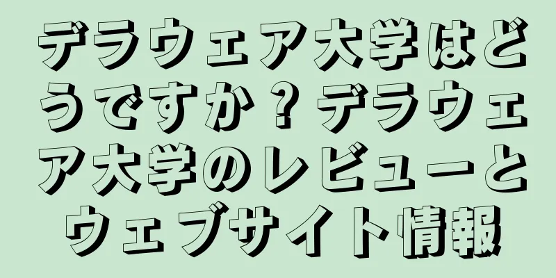 デラウェア大学はどうですか？デラウェア大学のレビューとウェブサイト情報