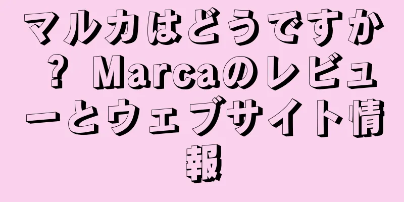 マルカはどうですか？ Marcaのレビューとウェブサイト情報