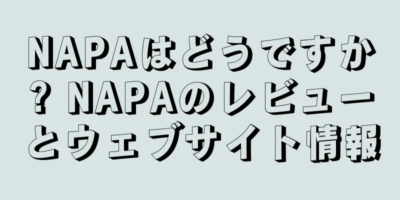 NAPAはどうですか? NAPAのレビューとウェブサイト情報