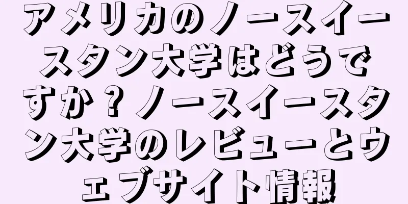 アメリカのノースイースタン大学はどうですか？ノースイースタン大学のレビューとウェブサイト情報