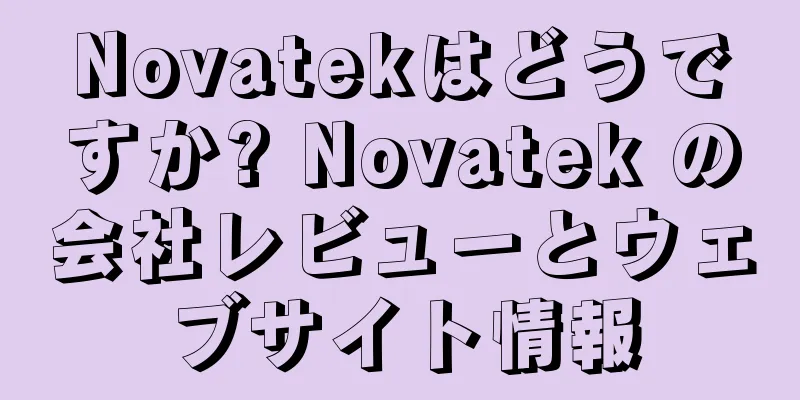 Novatekはどうですか? Novatek の会社レビューとウェブサイト情報
