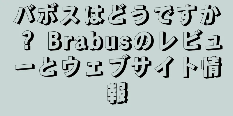 バボスはどうですか？ Brabusのレビューとウェブサイト情報