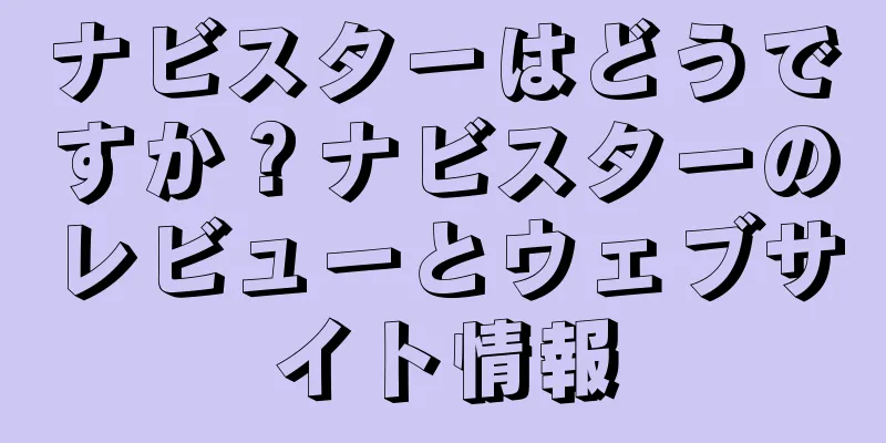 ナビスターはどうですか？ナビスターのレビューとウェブサイト情報