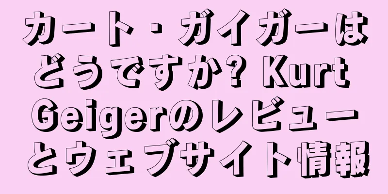 カート・ガイガーはどうですか? Kurt Geigerのレビューとウェブサイト情報