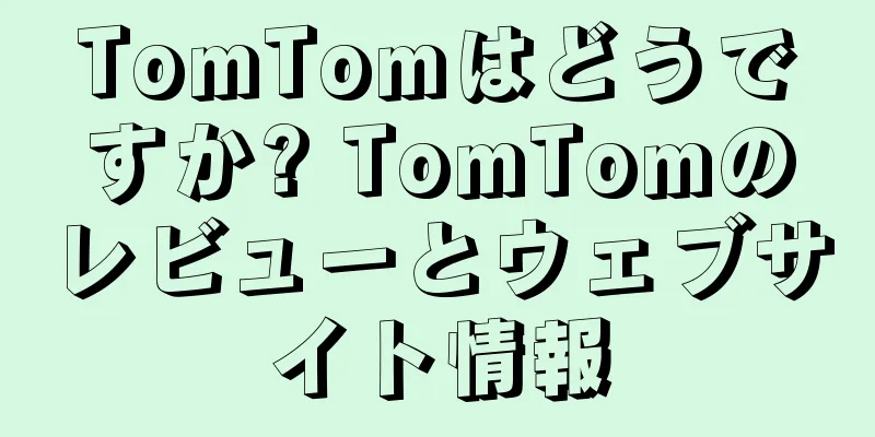 TomTomはどうですか? TomTomのレビューとウェブサイト情報
